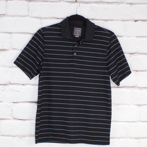 Greg Norman Collection Other - Greg Norman Tasso Elba Black White Play Dry Polo M
